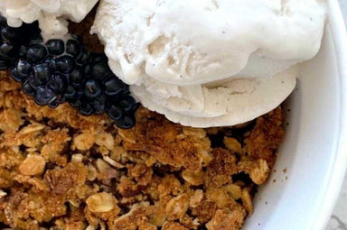 High Protein Blackberry Crumble Recipe