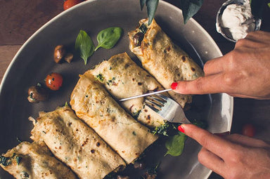 Potato and Spinach Savory Pancakes Recipe