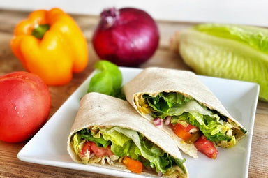 Crunchy Salad Wraps Recipe