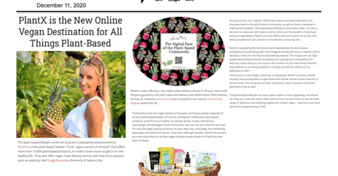 PlantX is the New Online Vegan Destination for All Things Plant-Based