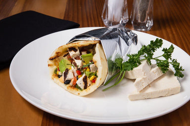 Vegan Shawarma Tofu Pita Wraps Recipe