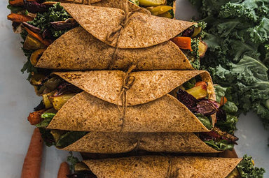 Roasted Veggies Lettuce Wrap Recipe