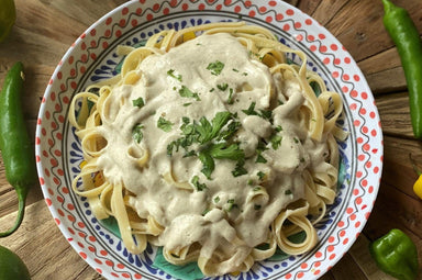 Alfredo Fettuccine Pasta (Dairy-Free)