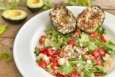 Couscous Salad with Avocado Almond Crust Recipe