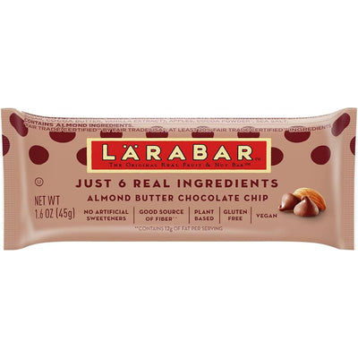 Larabar - Bar - Almond Butter Chocolate Chip, 1.6oz (Pack of 16)