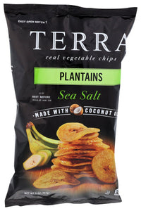 Terra Chips - Plantain Chips - Sea Salt, 5oz (Pack of 12)