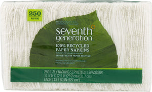 Seventh Generation - White Napkins Lunch, 1Ea (Pack of 12)