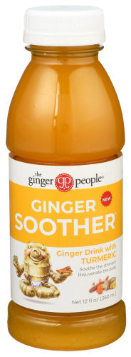 Ginger People – Ginger Turmeric Soother Beverage, 12 fl oz | Pack of 24