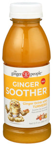 Ginger People – Ginger Turmeric Soother Beverage, 12 fl oz | Pack of 24
