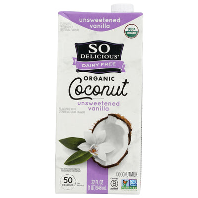 So Delicious - Coconut Milk - Vanilla, 32fo (Pack of 12)