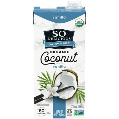 So Delicious - Milk Beverage - Coconut Vanilla, 32fo (Pack of 12)