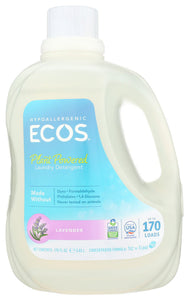 Ecos - Laundry Detergent Lavender, 170 Oz (Pack of 2)