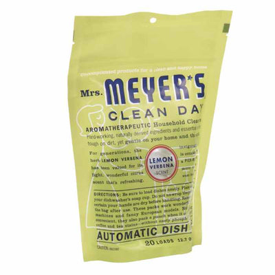 Mrs Meyers Clea - Dishwasher Packets - Lemon Verbena, 12.7oz (Pack of 6)