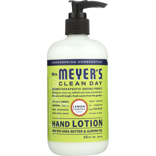 Mrs Meyers Clea - Hand Lotion - Lemon Verbena, 12fo (Pack of 6)