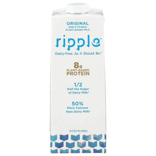 Ripple - Plant Milk - Original, 32fo (Pack of 6)