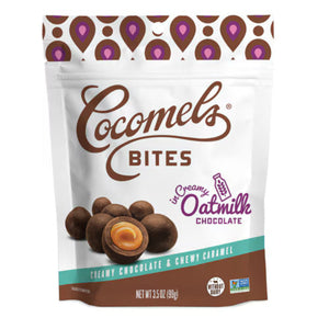 COCOMELS - Cocomels Bites Chocolate Oatmilk 3.5OZ ( Pack of 6)