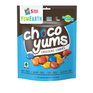 YumEarth - Choco Yums Chocolate Candies (Pack of 5) 3.5OZ ( Pack of 12)