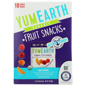 Yumearth - Fruit Snack - Original, 7oz (Pack of 6)