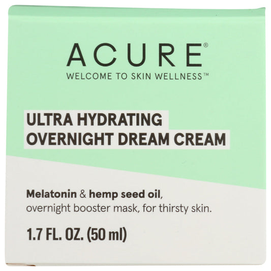 Acure - Hydrating Cream - Overnight, 1.7fo (Pack of 1)