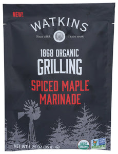 Watkins Marinade Spiced Maple Organic 1.25 Oz - Pack Of 12