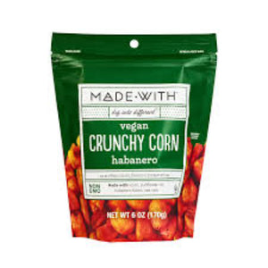 Made With - Crunchy Corn Snacks Habanero, 6 oz | Pack of 12
