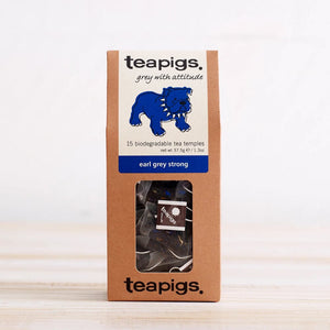 Teapigs - Earl Grey Strong Tea, 15 Bags | Pack of 6