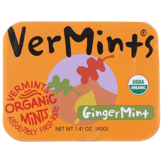 Vermints - Mints - Gingermint, 1.41oz (Pack of 6)