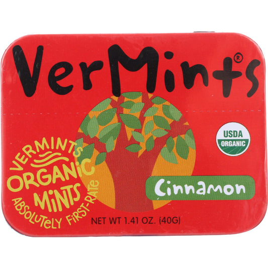 Vermints - Candy - Cinnamon, 1.41oz (Pack of 6)