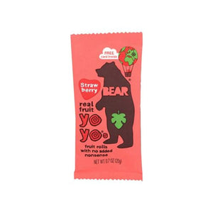 Bear Snacks - Fruit Roll - Strawberry, 0.7oz (Pack of 18)