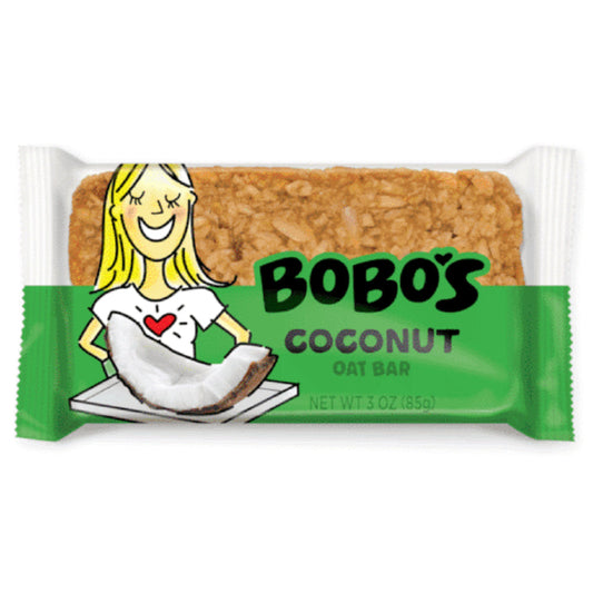 Bobos Oat Bars - Oat Bars - Coconut, 3oz (Pack of 12)