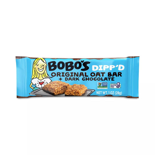 Bobos Oat Bars - Oat Bar - Dark Chocolate, 5oz (Pack of 6)