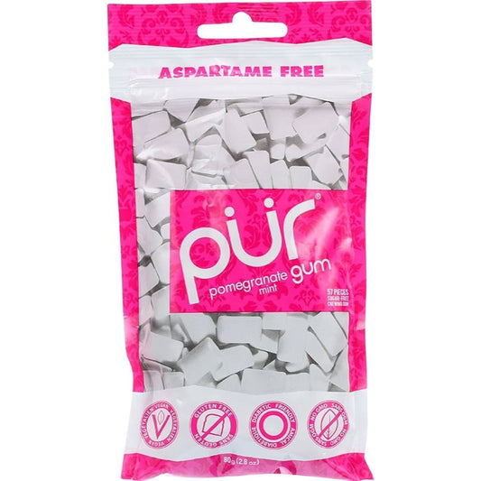 Pur - Gum - Pomegranate Mint, 2.72oz (Pack of 12)