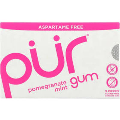 Pur - Gum - Pomegranate Mint, 9pc (Pack of 12)
