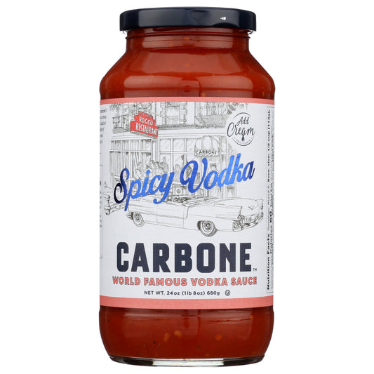 Carbone - Marinara Sauce - Spicy Vodka, 24oz (Pack of 6)