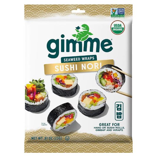 Gimme - Nori Wrap - Seaweed, 0.81oz (Pack of 12)