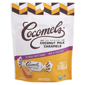 Cocomels - Caramels Vanilla Pouch Organic 3.5Oz ( Pack Of 6)