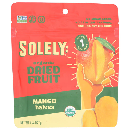 Solely - Dried Mango - Mango, 8oz (Pack of 6)