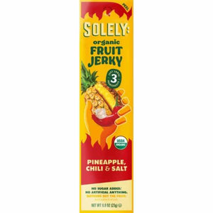 Solely - Pineapple Chili Fruit Jerky, 0.8 Oz (Pack of 12)