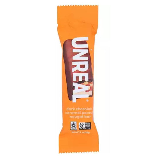 Unreal - Dark Chocolate Caramel Peanut Nougat Bar
