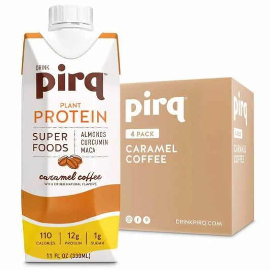 Pirq - Plant Protein - Caramel Coffee, 44fo (Pack of 3)