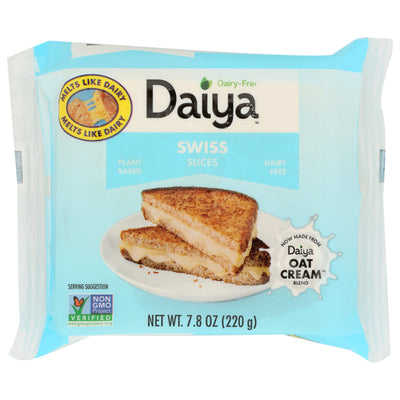 Daiya - Cheese Slices - Swiss Style, 7.8oz (Pack of 8)