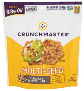 Crunchmaster - Multi-Seed Ultimate Everything Cracker, 4 Oz | Pack of 12