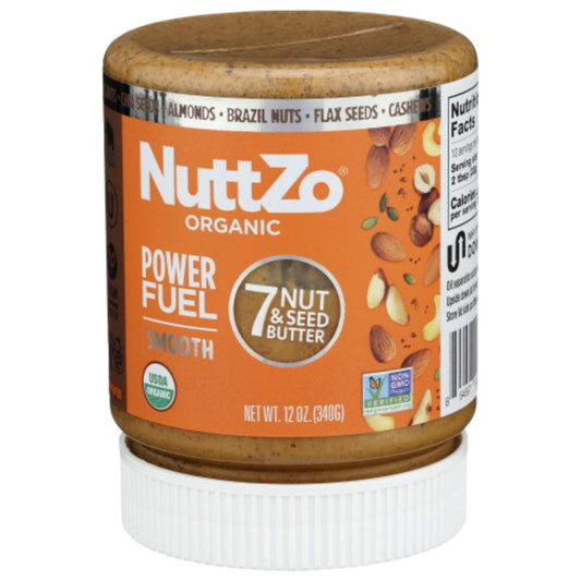 Nuttzo - Organic Power Fuel Smooth Butter, 12 Oz