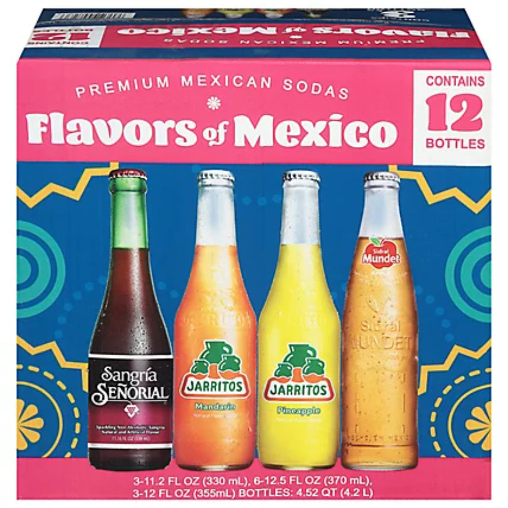 JARRITOS - Mexican Sodas Flavors of Mexico Variety Pack 150FO ( Pack of 1)