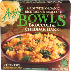 Amy's - Bowl Gluten Free Broccoli Cheddar Organic, 9.5 oz | Pack of 12