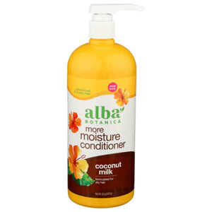 Alba Botanica - Drink It Up Coconut Milk Conditioner, 32 Oz