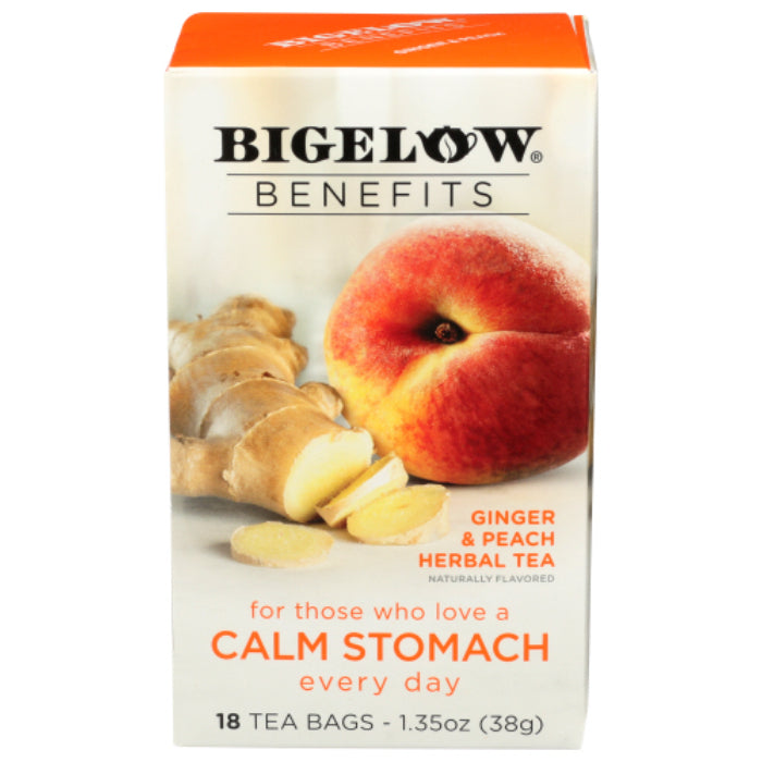 Bigelow Tea Ginger & Peach, 1.35 OZ Pack Of 6