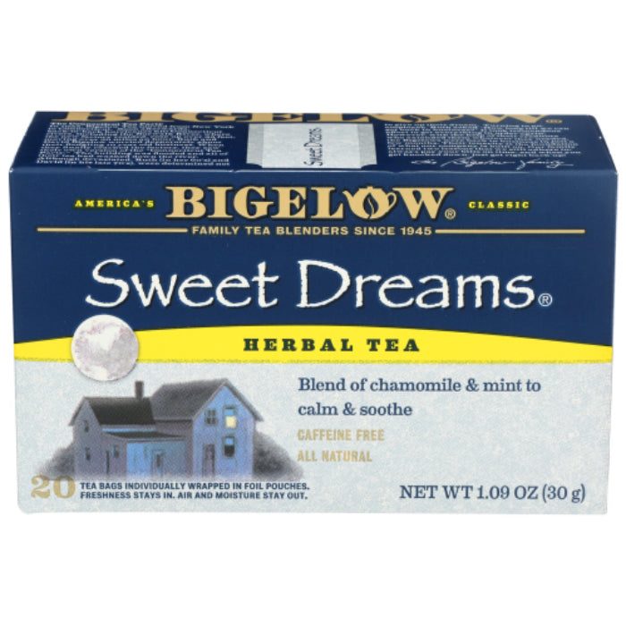 Bigelow - Sweet Dreams Tea, 20 Bags, 1.09 oz | Pack of 6