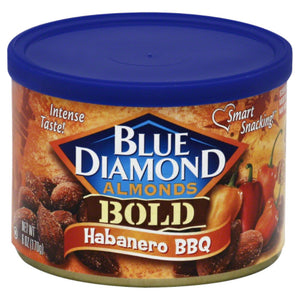 Blue Diamond - Almond Habanero BBQ, 6 oz (Pack of 12)