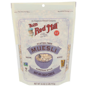 Bob's Red Mill - Gluten Free Hot or Cold Muesli Cereal, 16 oz (Pack of 4)